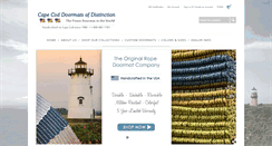 Desktop Screenshot of capecoddoormats.com